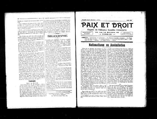 Paix et Droit.  (01/04/1921)